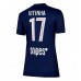 Paris Saint-Germain Vitinha #17 Hjemmedrakt Dame 2025-26 Korte ermer